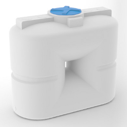 Емкость полиэтиленовая S oil 500 л, БЕЛАЯ, 1120х575х1250мм