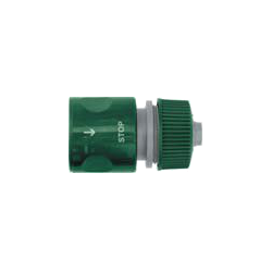 Соединитель пластиковый 1/2" автостоп