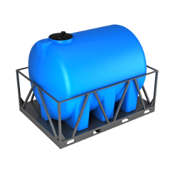 Емкость полиэтиленовая Н 5000 л, h=1950мм, s=1860х2610мм в обрешетке