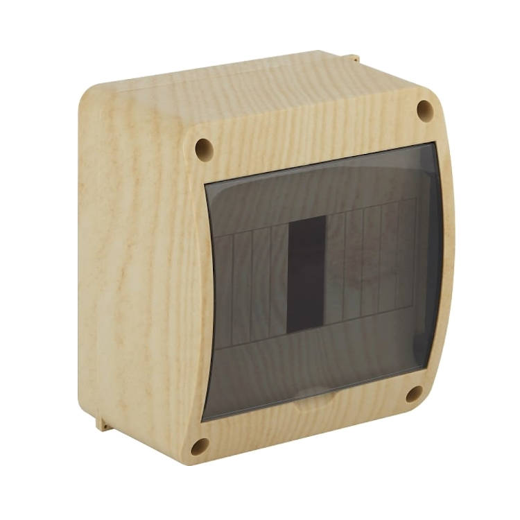 68306-27М Тусо Щиток о/п на 6 мод. с вертикальной дверцей, 140х125х85мм, сосна на светлой основе