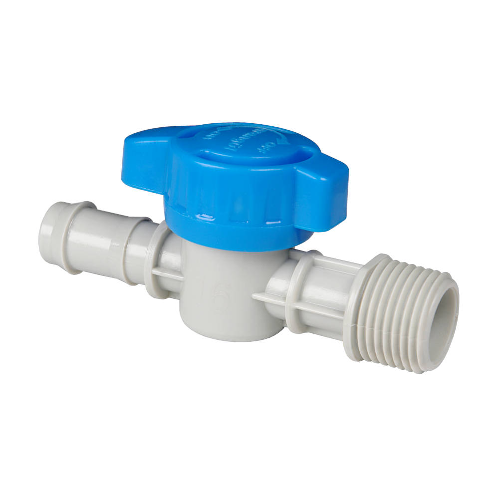 Кран 16х1/2" наружная резьба для магистральной трубки 16х1,0-1,5 ARANGUL